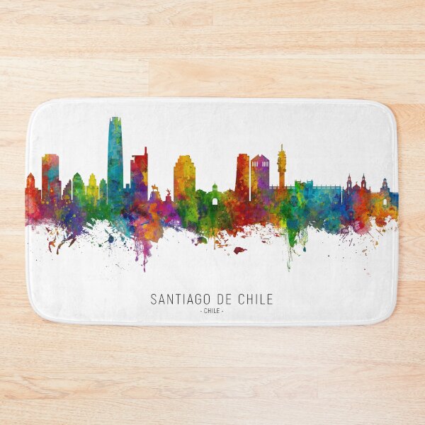Item preview, Santiago de Chile Skyline designed and sold by ArtPrints.