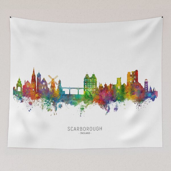 Item preview, Scarborough England Skyline designed and sold by ArtPrints.