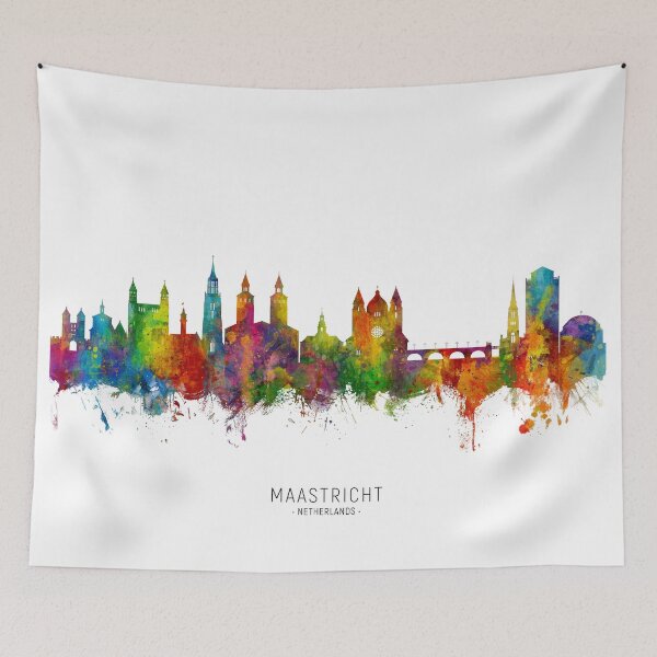 Item preview, Maastricht The Netherlands Skyline designed and sold by ArtPrints.