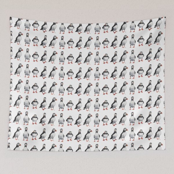 Item preview, 4 Puffins in a Line designed and sold by AJk6cr.