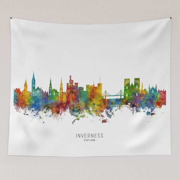 Item preview, Inverness Scotland Skyline designed and sold by ArtPrints.
