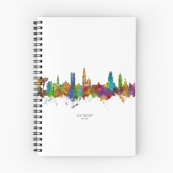Item preview, Antwerp Belgium Skyline designed and sold by ArtPrints.