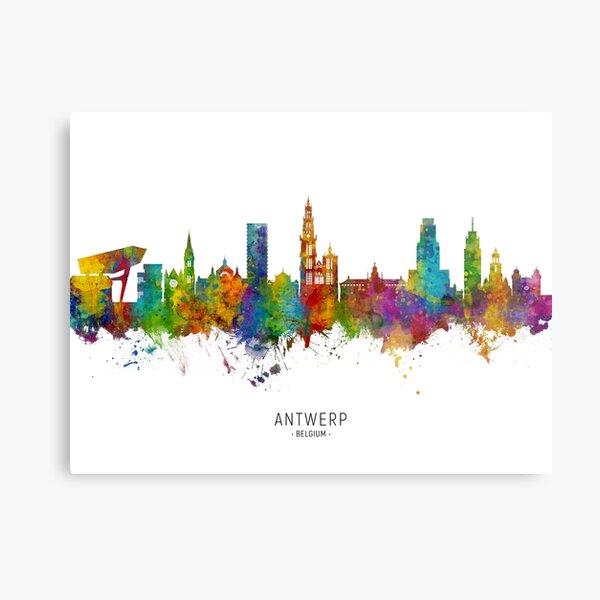 Item preview, Antwerp Belgium Skyline designed and sold by MICHAEL TOMPSETT.