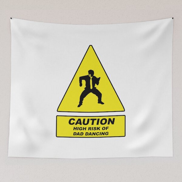 Item preview, Dad Dancing - Humorous Warning Sign designed and sold by WayneBrant.
