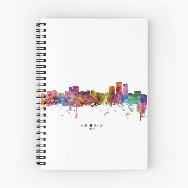 Item preview, Anchorage Alaska Skyline designed and sold by ArtPrints.