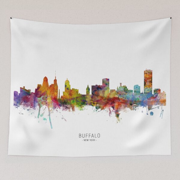 Item preview, Buffalo New York Skyline designed and sold by ArtPrints.