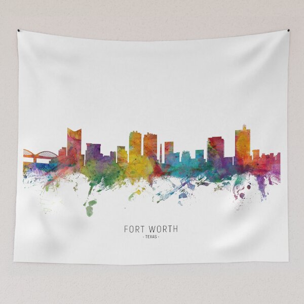 Item preview, Fort Worth Texas Skyline designed and sold by ArtPrints.