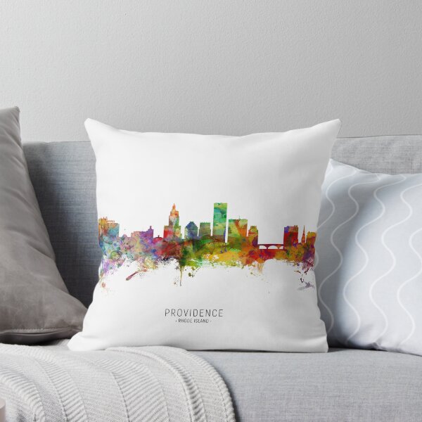 Aperçu de l'œuvre Providence Rhode Island Skyline créée et vendue par ArtPrints.
