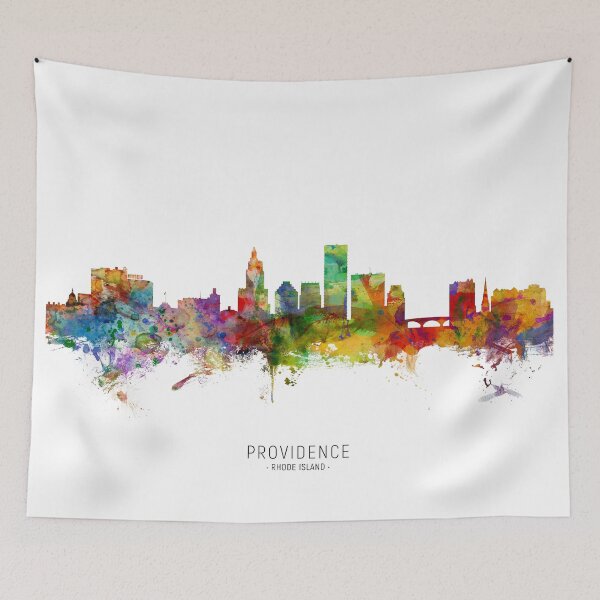 Item preview, Providence Rhode Island Skyline designed and sold by ArtPrints.