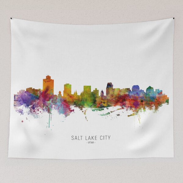 Item preview, Salt Lake City Utah Skyline designed and sold by ArtPrints.