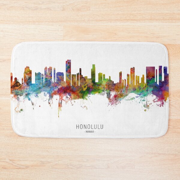 Item preview, Honolulu Hawaii Skyline designed and sold by ArtPrints.