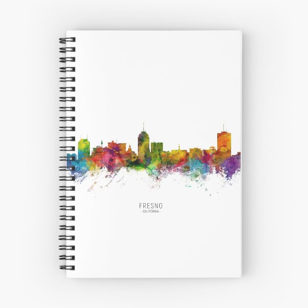 Artikelvorschau, Fresno California Skyline entworfen und verkauft von ArtPrints.