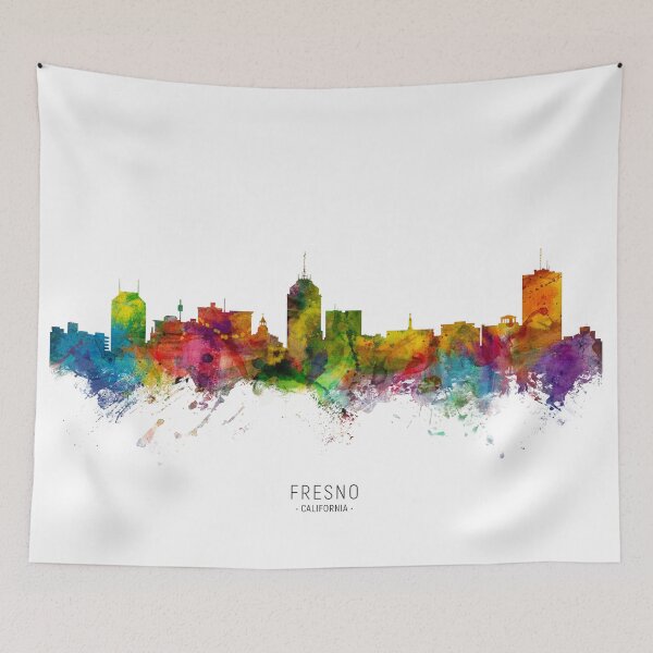 Item preview, Fresno California Skyline designed and sold by ArtPrints.