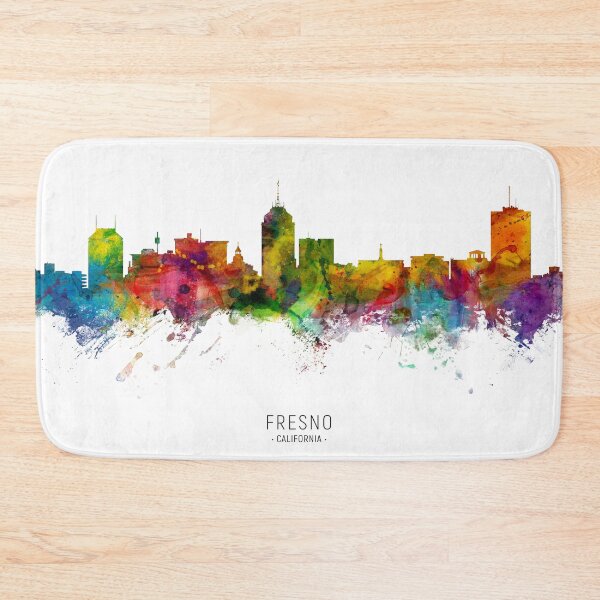 Item preview, Fresno California Skyline designed and sold by ArtPrints.