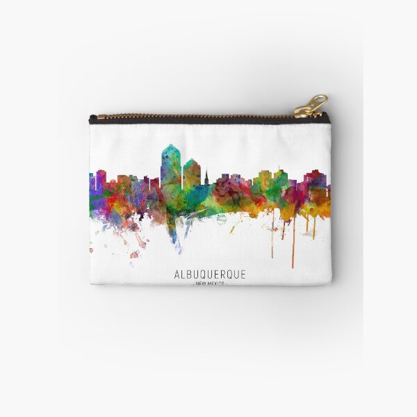 Aperçu de l'œuvre Albuquerque New Mexico Skyline créée et vendue par ArtPrints.