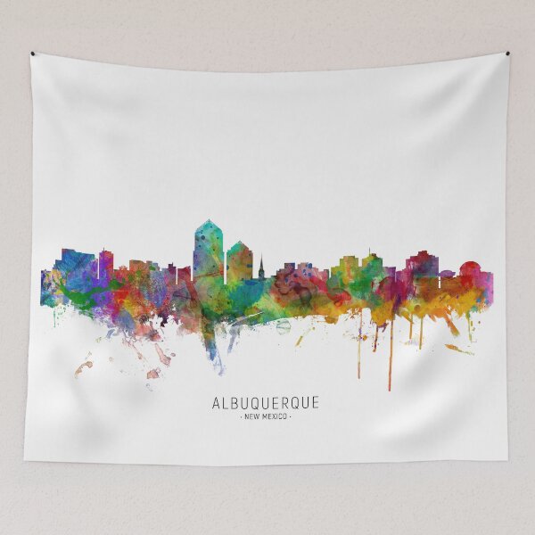 Item preview, Albuquerque New Mexico Skyline designed and sold by ArtPrints.