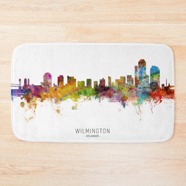Item preview, Wilmington Delaware Skyline designed and sold by ArtPrints.