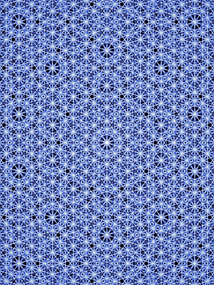 Thumbnail 5 of 5, iPhone Case, Blue Universal Pattern designed and sold by Patterner.