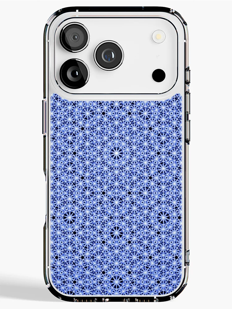 Thumbnail 1 of 5, iPhone Case, Blue Universal Pattern designed and sold by Patterner.