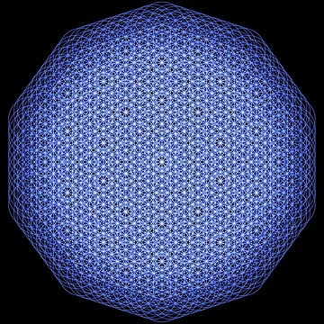 Artwork thumbnail, Blue Universal Pattern by Patterner
