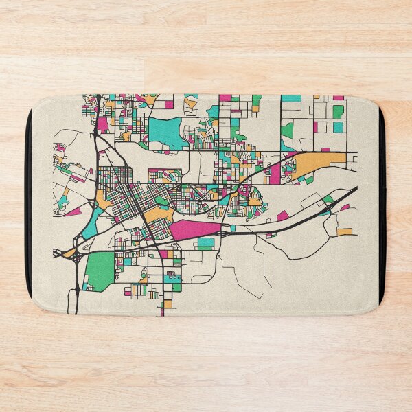 Item preview, Cheyenne, Wyoming Street Map designed and sold by A Deniz Akerman.