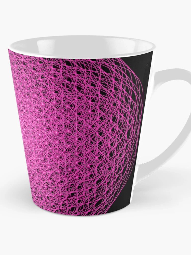Thumbnail 1 of 4, Coffee Mug, Pink Intricate Pattern designed and sold by Patterner.