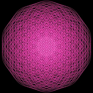 Artwork thumbnail, Pink Intricate Pattern by Patterner