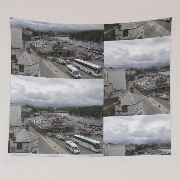Item preview, View from Caernarfon Castle, Wales designed and sold by Matt's Photography.