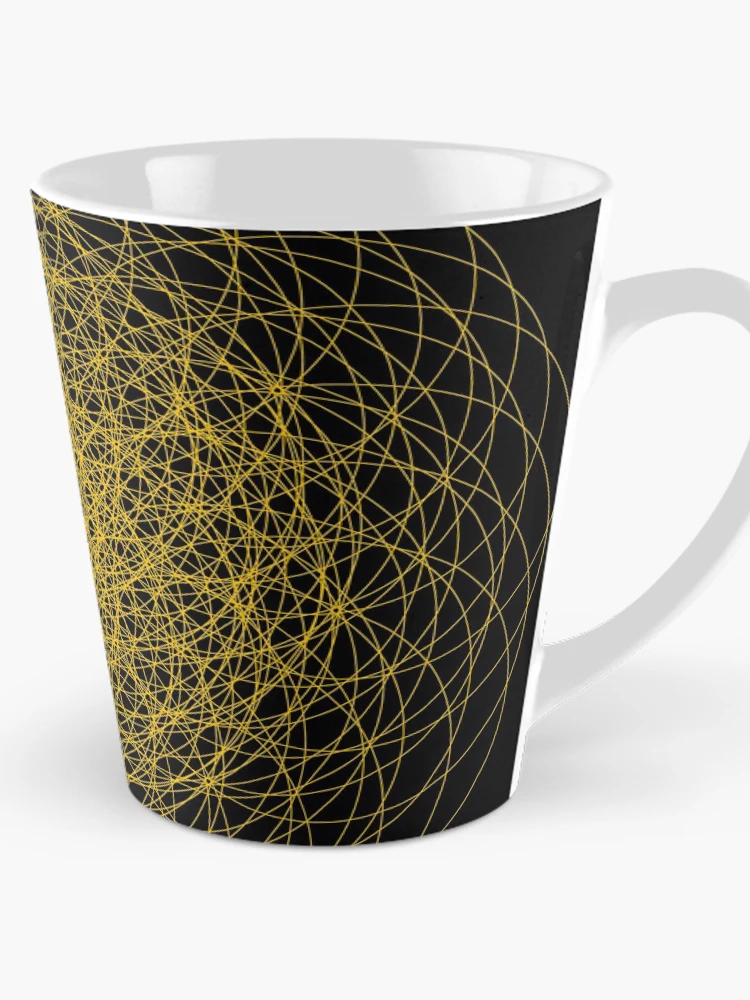 Thumbnail 1 of 4, Coffee Mug, Orange Intricate Pattern designed and sold by Patterner.