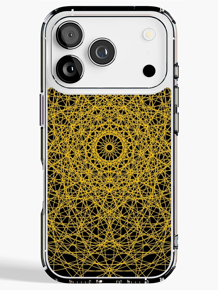 Thumbnail 1 of 5, iPhone Case, Orange Intricate Pattern designed and sold by Patterner.