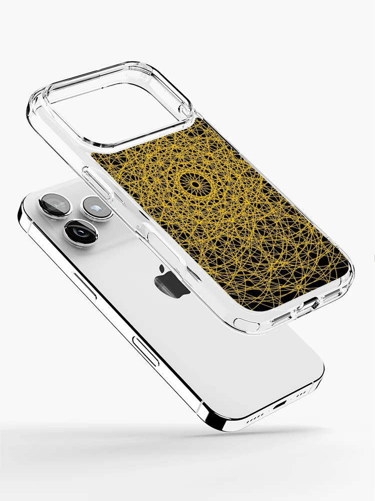 Thumbnail 2 of 5, iPhone Case, Orange Intricate Pattern designed and sold by Patterner.