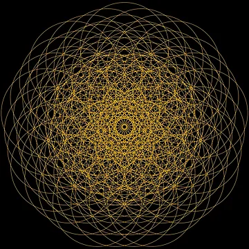 Artwork thumbnail, Orange Intricate Pattern by Patterner