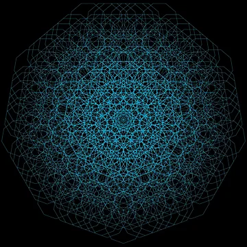 Artwork thumbnail, Light Blue Complicated Pattern by Patterner