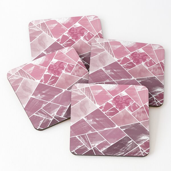 Item preview, Magenta Geode, Stained Glass Mosaic  designed and sold by NoaaDesign.