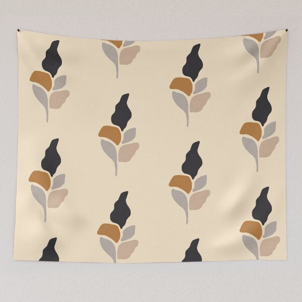Item preview, Nordic Aesthetic Leaf Muted Colors. Natura Indoor Decoration designed and sold by trajeado14.