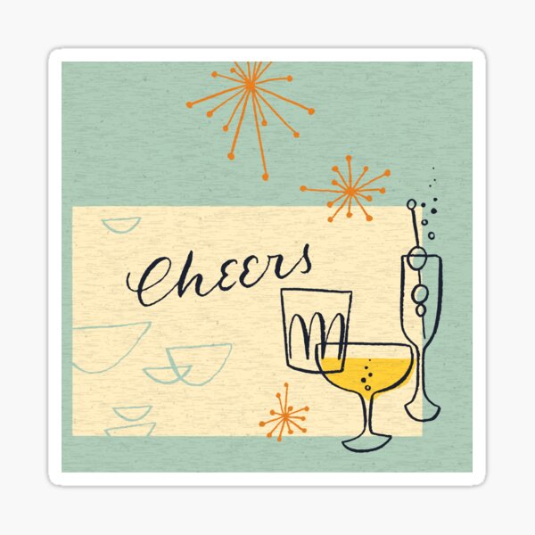 Let's Celebrate - Cheers Sticker