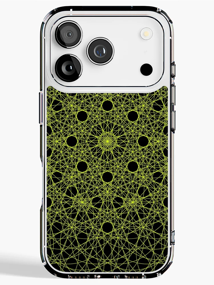 Thumbnail 1 of 5, iPhone Case, Yellowish Green Pattern designed and sold by Patterner.
