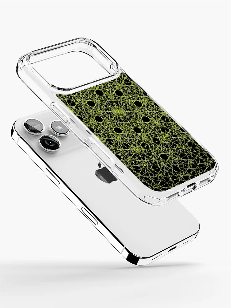 Thumbnail 2 of 5, iPhone Case, Yellowish Green Pattern designed and sold by Patterner.