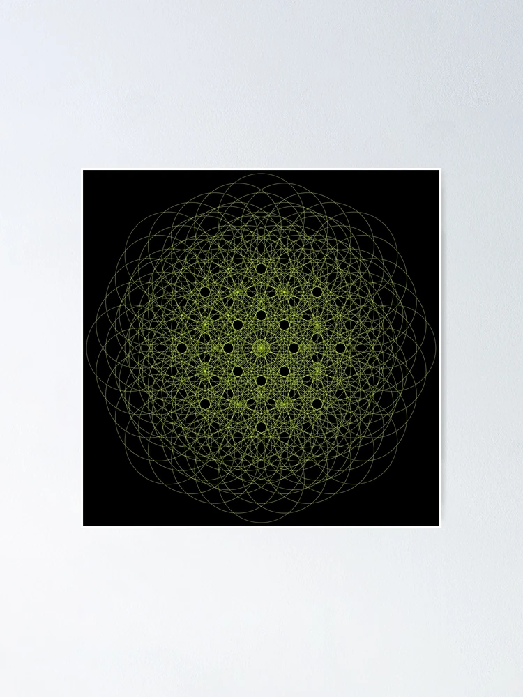 Thumbnail 1 of 3, Poster, Yellowish Green Pattern designed and sold by Patterner.