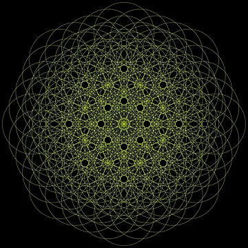 Artwork thumbnail, Yellowish Green Pattern by Patterner