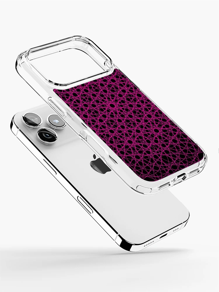Thumbnail 2 of 5, iPhone Case, Pink Flowy Pattern designed and sold by Patterner.