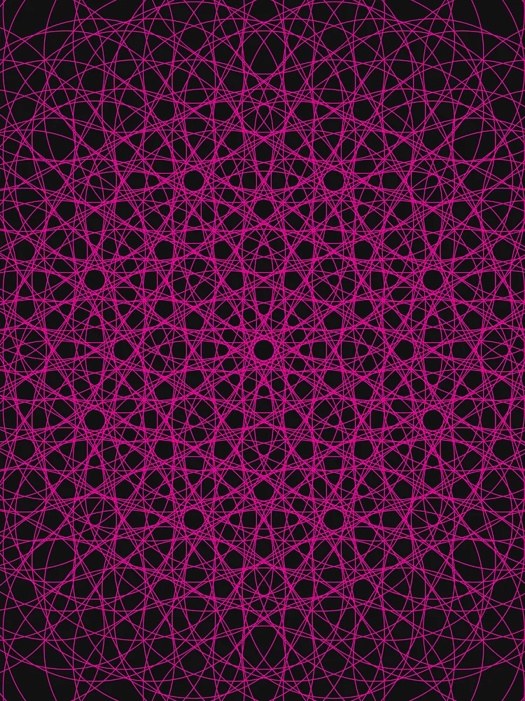 Thumbnail 6 of 6, Premium Oversized Hoodie, Pink Flowy Pattern designed and sold by Patterner.