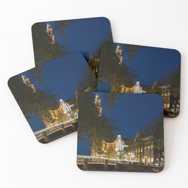 Item preview, Magical Amsterdam Night - Westerkerk Through the Trees designed and sold by Georgia Mizuleva.