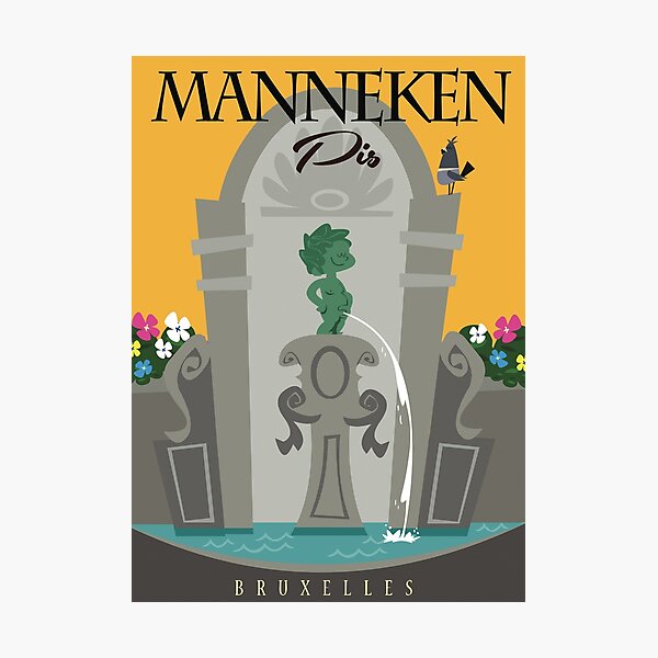 Manneken Pis poster Photographic Print