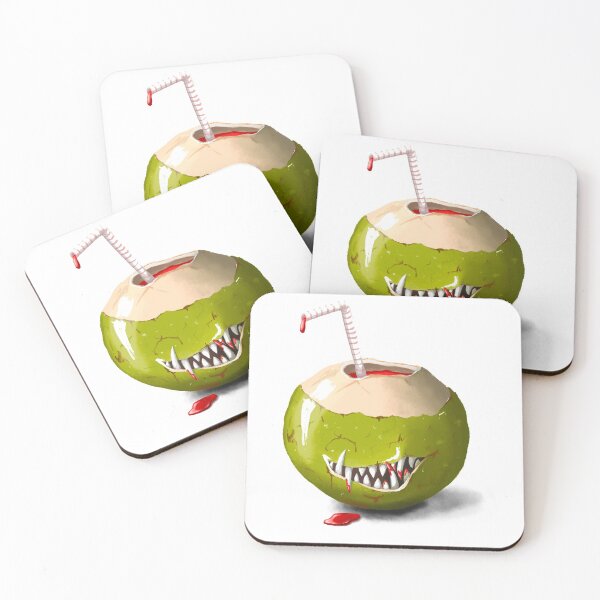 Item preview, Coconut-vampire, coconut-killer designed and sold by Olga Bukina.