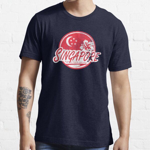 Aperçu de l'œuvre Singapour - Voyage vintage (en détresse) créée et vendue par StrongVlad.