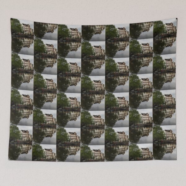 Item preview, Amsterdam Canal Houses in the Rain designed and sold by Georgia Mizuleva.