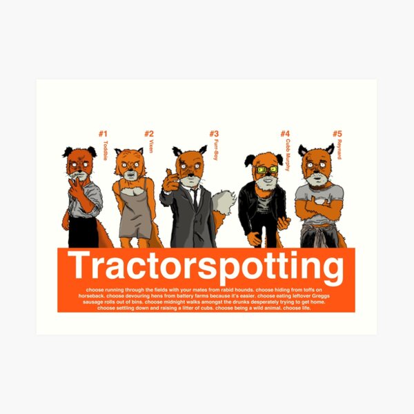 Tractorspotting Art Print