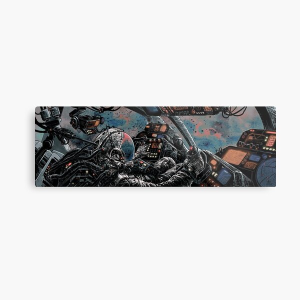Hyperspace drifter 3 Metal Print