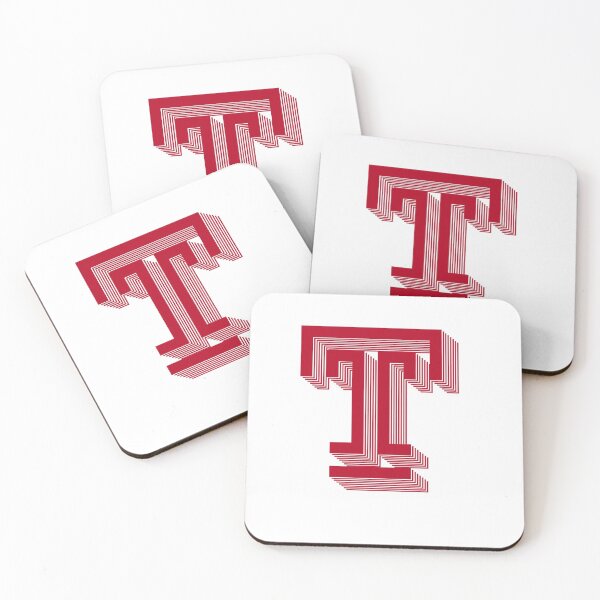 Temple University Stack Logo Coasters (Set of 4)